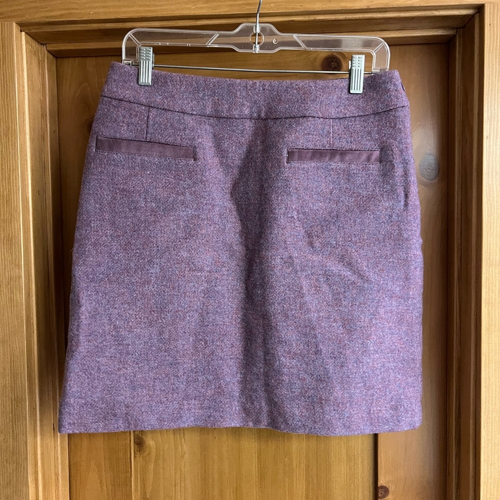 Purple Tweed Skirt Joules